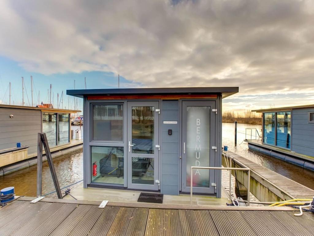 Modern Houseboat In Marina Of *