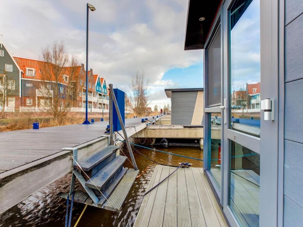 Modern Houseboat In Marina Of Botel Volendam